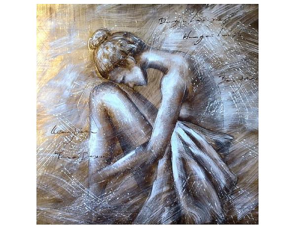 Obraz - sedící baletka 100PA