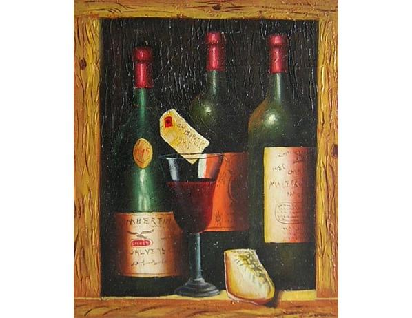 Obraz - Vinné láhve 100PA