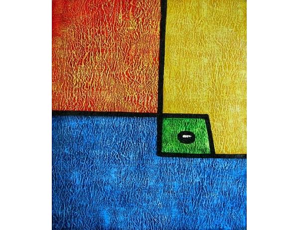 Obraz - Zelená kostka 100PA