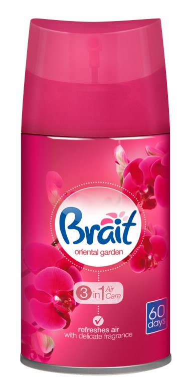 Osvěžovač vzduchu 250ml Brait Oriental garden ( náhrada) Papermax-cz