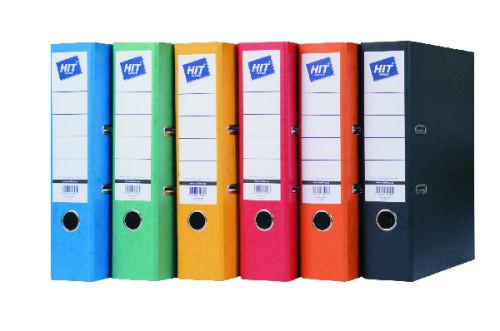 Pořadač pákový A4 8 cm oranžový prešpan HIT 260.09 Papermax-cz