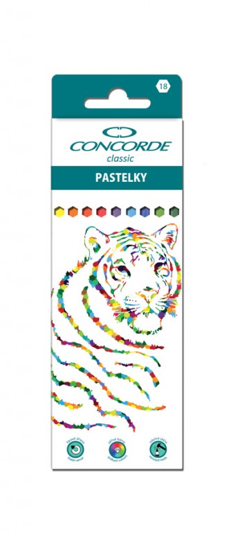 Pastelky  Classic 18 ks Concorde