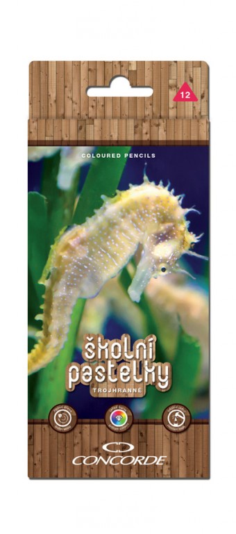 Pastelky  Classic 12 ks trojhranné Concorde