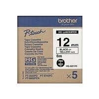 Páska Brother HG631V5 (Černý/žlutý) Tonery Náplně