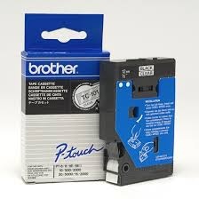 Páska Brother TC-101 - originální (Černý tisk/průsvitný podklad) Brother