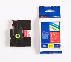 Páska Brother TZ-435 (Bílý tisk/červený podklad) Tonery Náplně