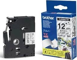 Páska Brother TZ-FX131 (Černý tisk/průsvitný podklad) Tonery Náplně