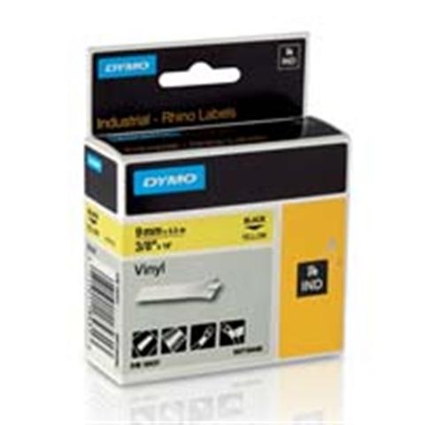 Páska Dymo 18432 (Černý tisk/žlutý podklad) RHINO vinylová profi Tonery Náplně