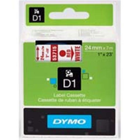 Páska Dymo 53715 (Červený tisk/bílý podklad) Tonery Náplně