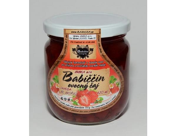 Pečený čaj Jahoda se skořicí 420 ml Gemiral s.r.o.