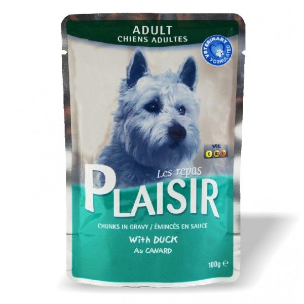 Plaisir dog kapsička kachní 100g eMazel-cz