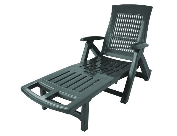 BIBL Brno sro  Plastové polohovací lehátko Zircone zelené BIBL Brno sro