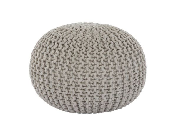 TEMPO KONDELA  Pletený taburet