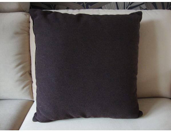 Polštář 50x50 cm tmavě hnědý FORLIVING s.r.o.