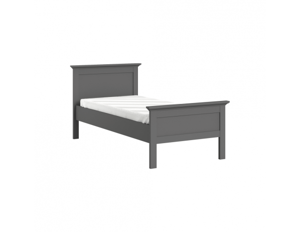 TEMPO KONDELA  Jednolůžková postel PARIS 77801 šedá