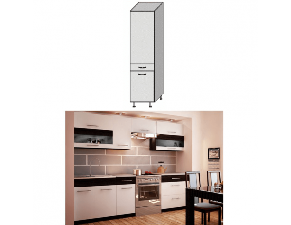 TEMPO KONDELA  Tempo Kondela JURA NEW B S-40 potravinová skříňka 40x56x211 cm