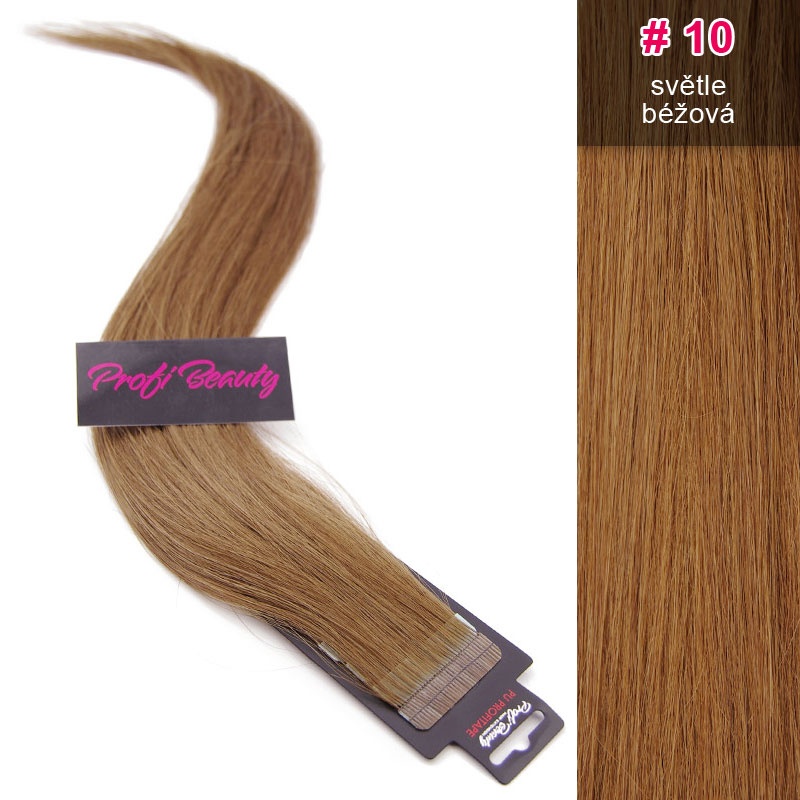 ProfiTape pásky II.jakost - světle béžová - 10 ProfiBeauty-cz