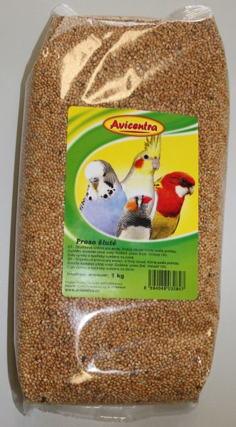 Proso žluté 1000g - avicentra eMazel-cz