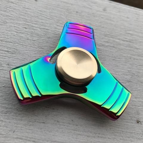 FIDGET SPINNER  UFO Rainbow 'antistresová hračka '   (duhový) Papermax-cz