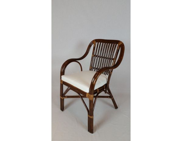 Ratanová jídelní židle Akropolis-tmavá Ratan-klub