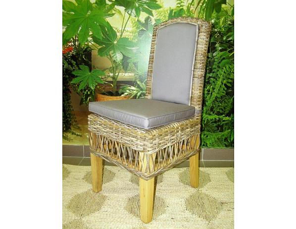 Ratan-klub  ratanová jídelní židle MEGA Z025S - cubu grey Ratan-klub