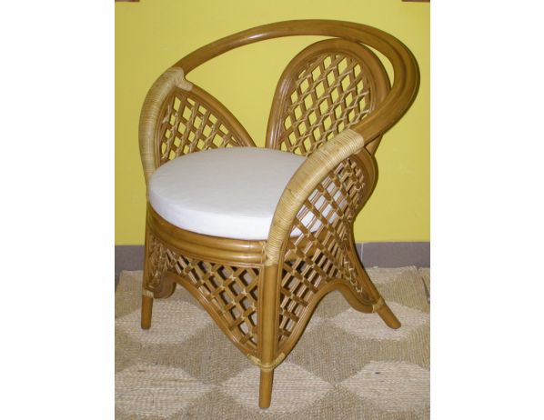 Ratan-klub  Ratanové křeslo SANDRA - světlé Ratan-klub