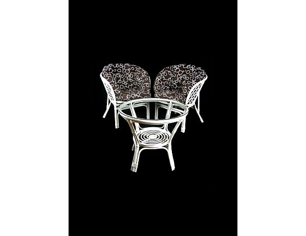 Ratan-klub  Ratanová sedací souprava BAHAMA bílá - XL polstr Ratan-klub