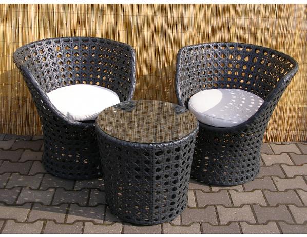 Ratan-klub DREAM sedací souprava - tmavá Ratan-klub