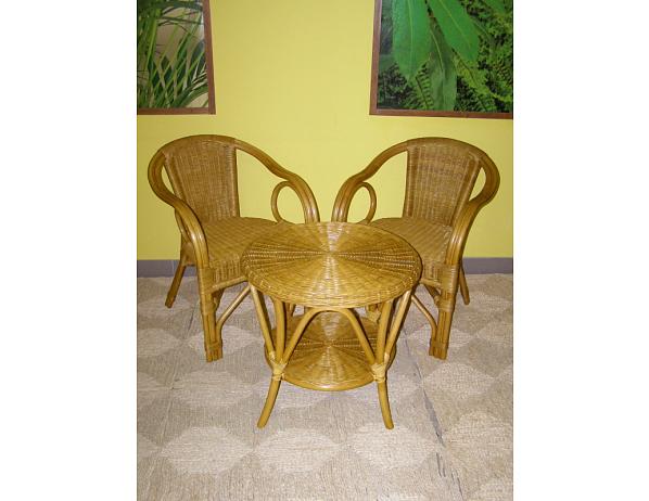 Ratan-klub  Ratanová sedací souprava GRANADA - světlá Ratan-klub