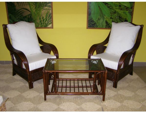 Ratan-klub  Ratanová sedací souprava KERIN