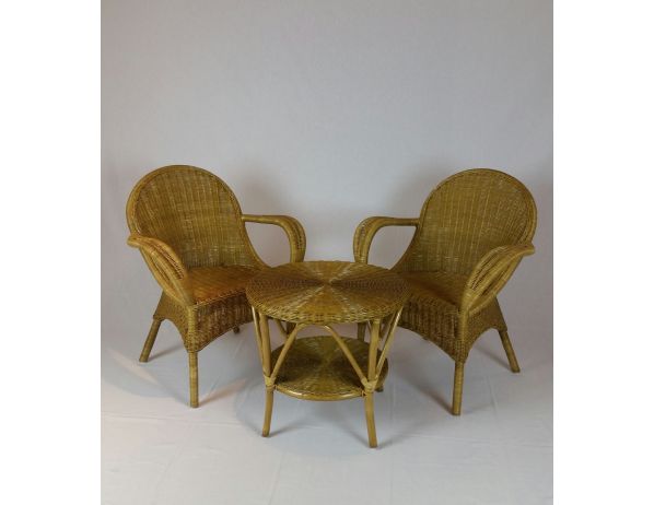 Ratanová sedací souprava Portoriko-světlá Ratan-klub