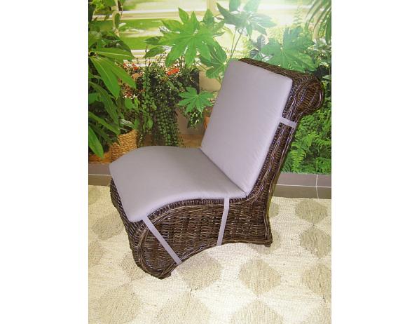 Ratan-klub  Ratanové relaxační křeslo BONO - tmavé Ratan-klub