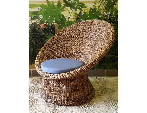 Ratan-klub  Ratanové relaxační křeslo MIRA - banánový list Ratan-klub