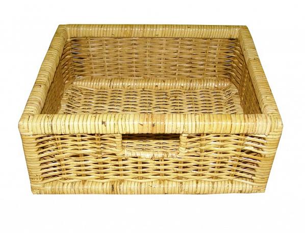 Ratanový košík - světlý Ratan-klub