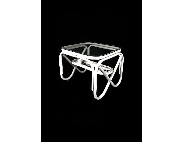 Ratan-klub  Ratanový obývací stolek COLUMBUS - bílý ratan Ratan-klub