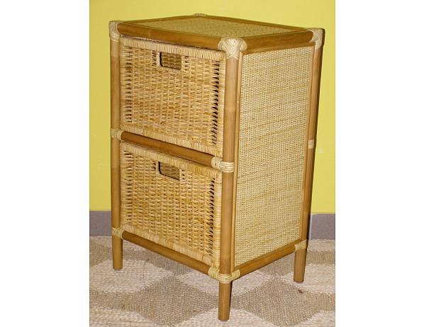 Ratanový prádelník Marcell-světlý Ratan-klub