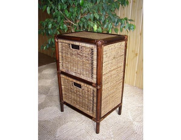 Ratanový prádelník Marcell-tmavý Ratan-klub