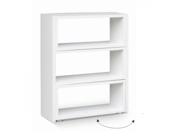 TEMPO KONDELA  KLOE III regál bílý