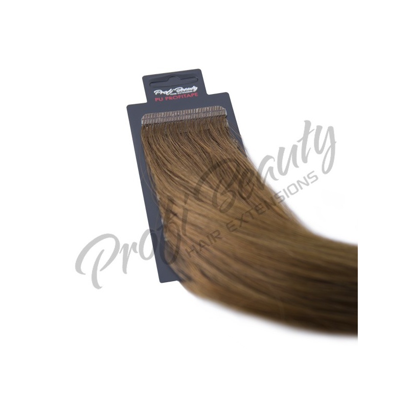 Remy pásky - Ombre světlý kaštan/mix světe béžové ProfiBeauty-cz