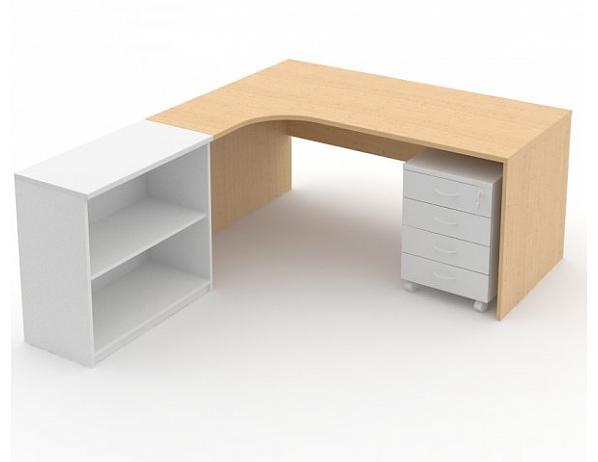 Forliving ERGO rohový psací stůl Český nábytek a.s.