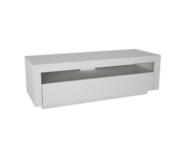 TEMPO KONDELA  TV stůl s vyklápěcí zásuvkou AGNES