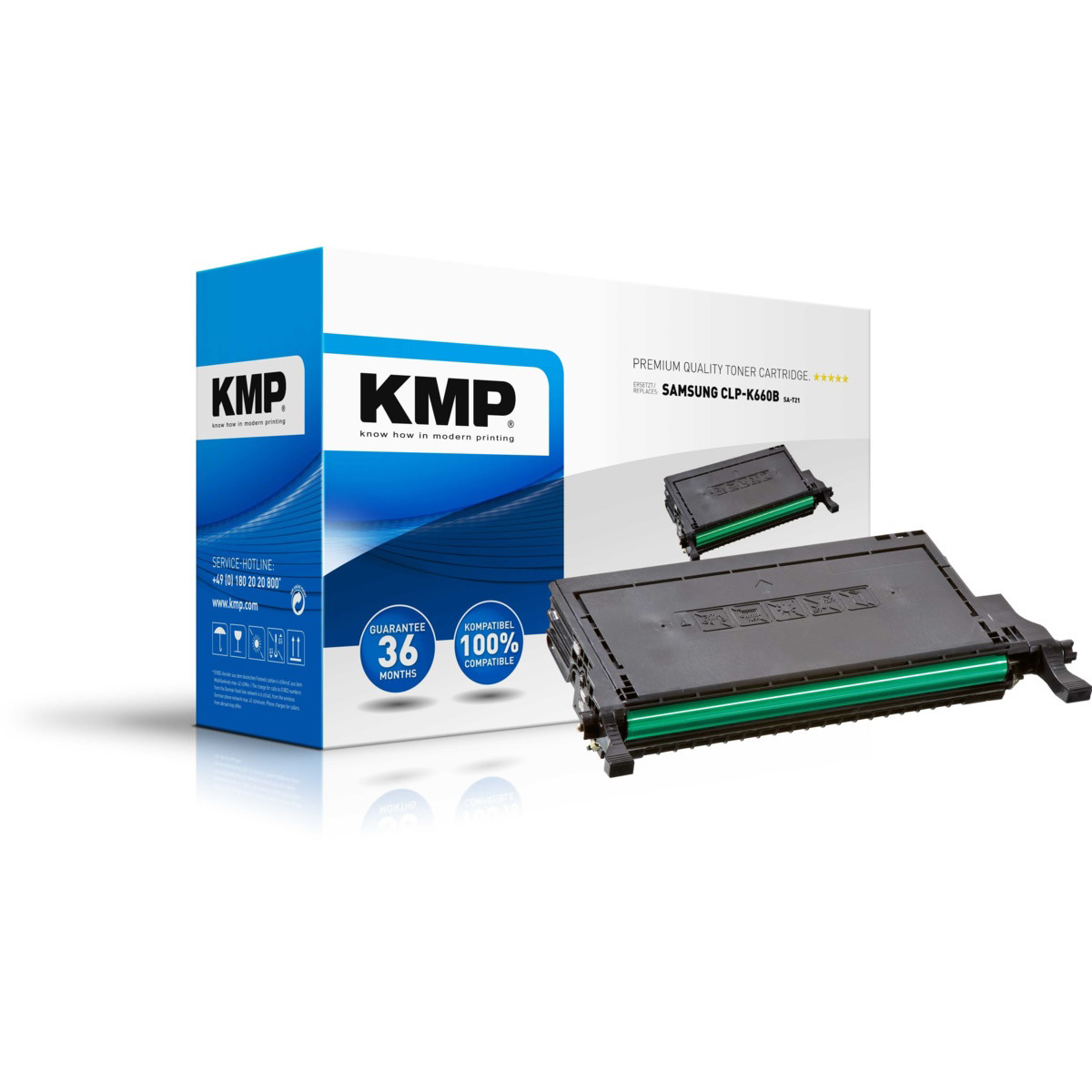 Kompatibilní KMP Toner Samsung CLP-K660A