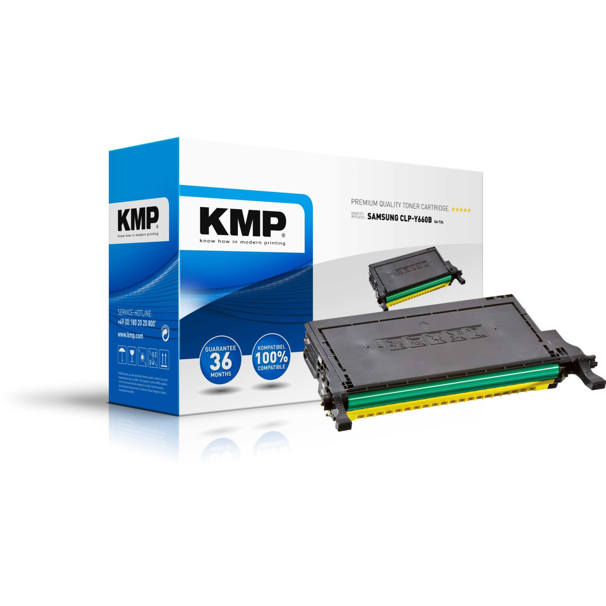 Kompatibilní KMP Toner Samsung CLP-Y660A
