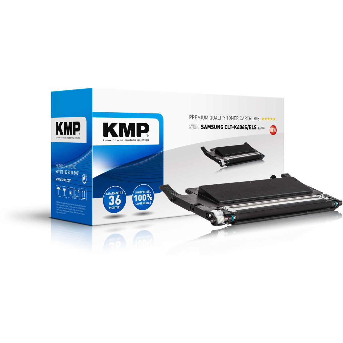Kompatibilní KMP Toner Samsung CLT K406S