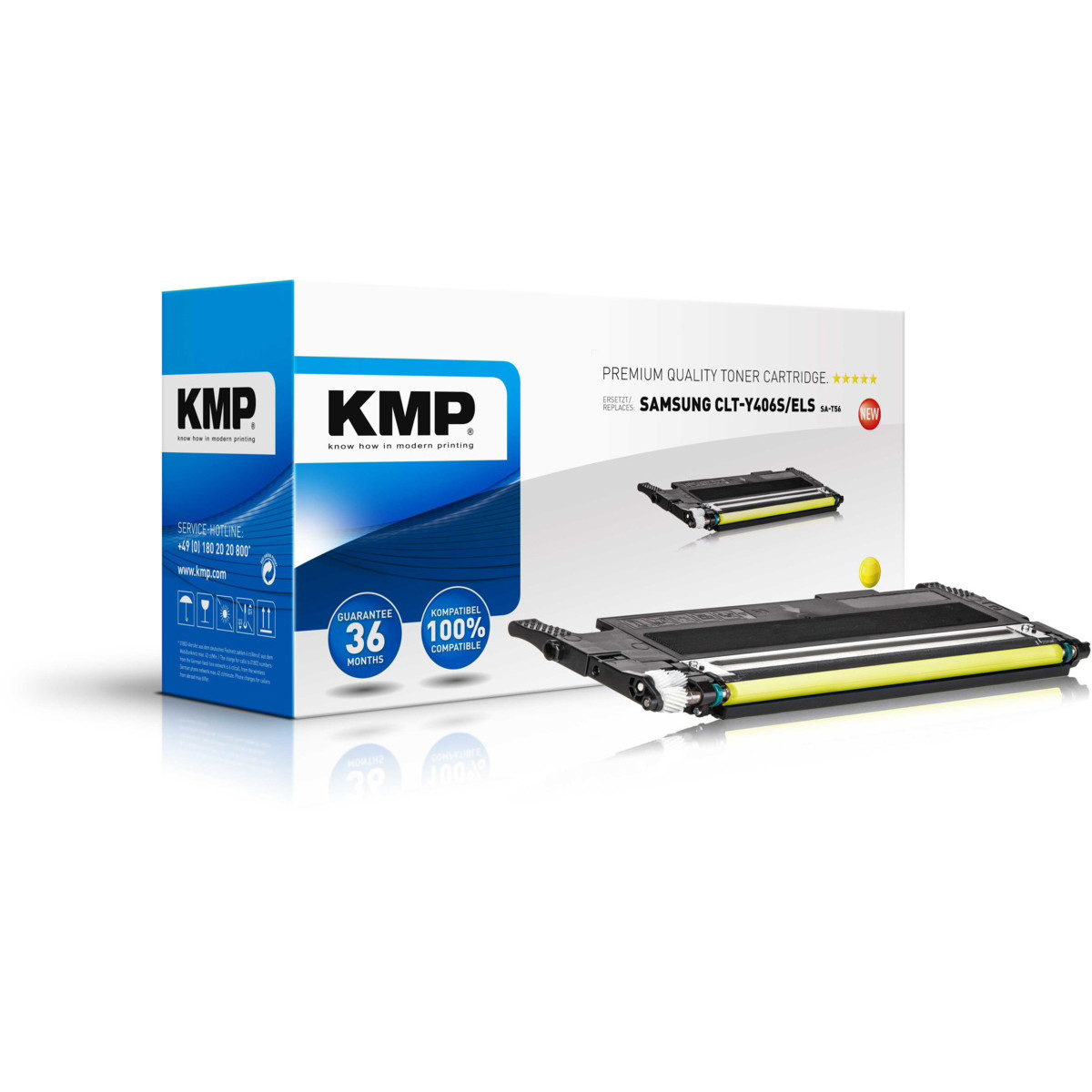 Kompatibilní KMP Toner Samsung CLT-Y406S