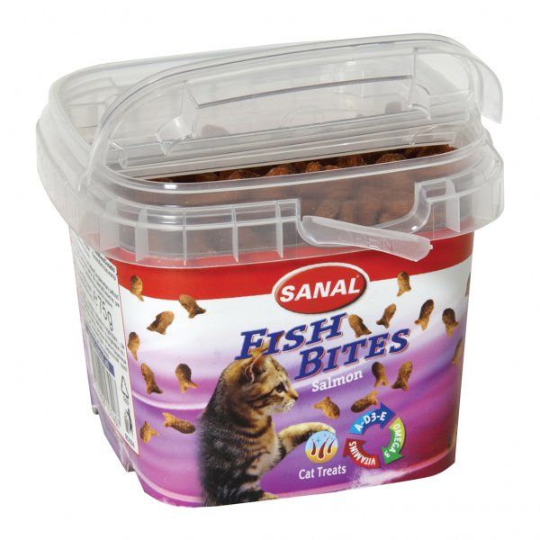 Sanal fish bites - snack rybičky pro kočky 75 g eMazel-cz