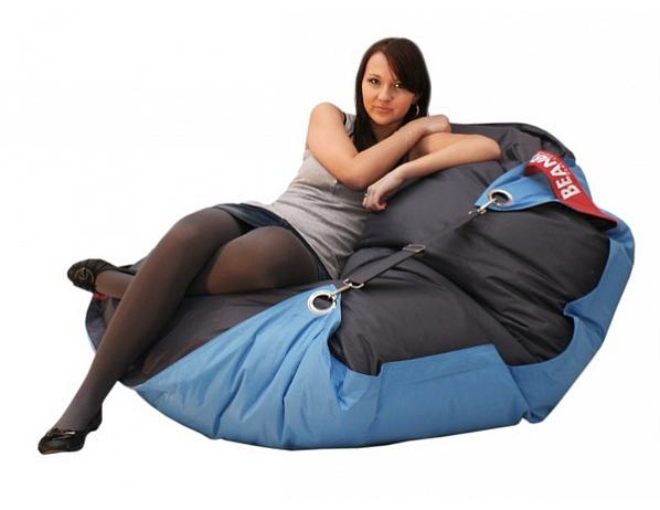 BeanBag duo dark gray cyan BEANBAG