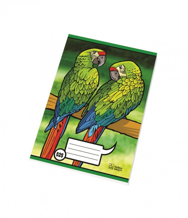 Sešit 525 B A5 čtvereček 20l Zvířata Papermax-cz