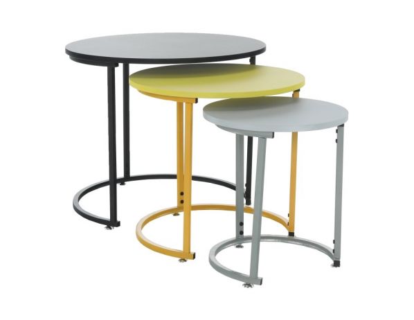 TEMPO KONDELA  Set tří příručních stolků