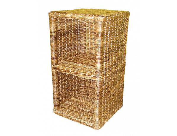 Skříňka 2 úložné prostory-banánový list Ratan-klub